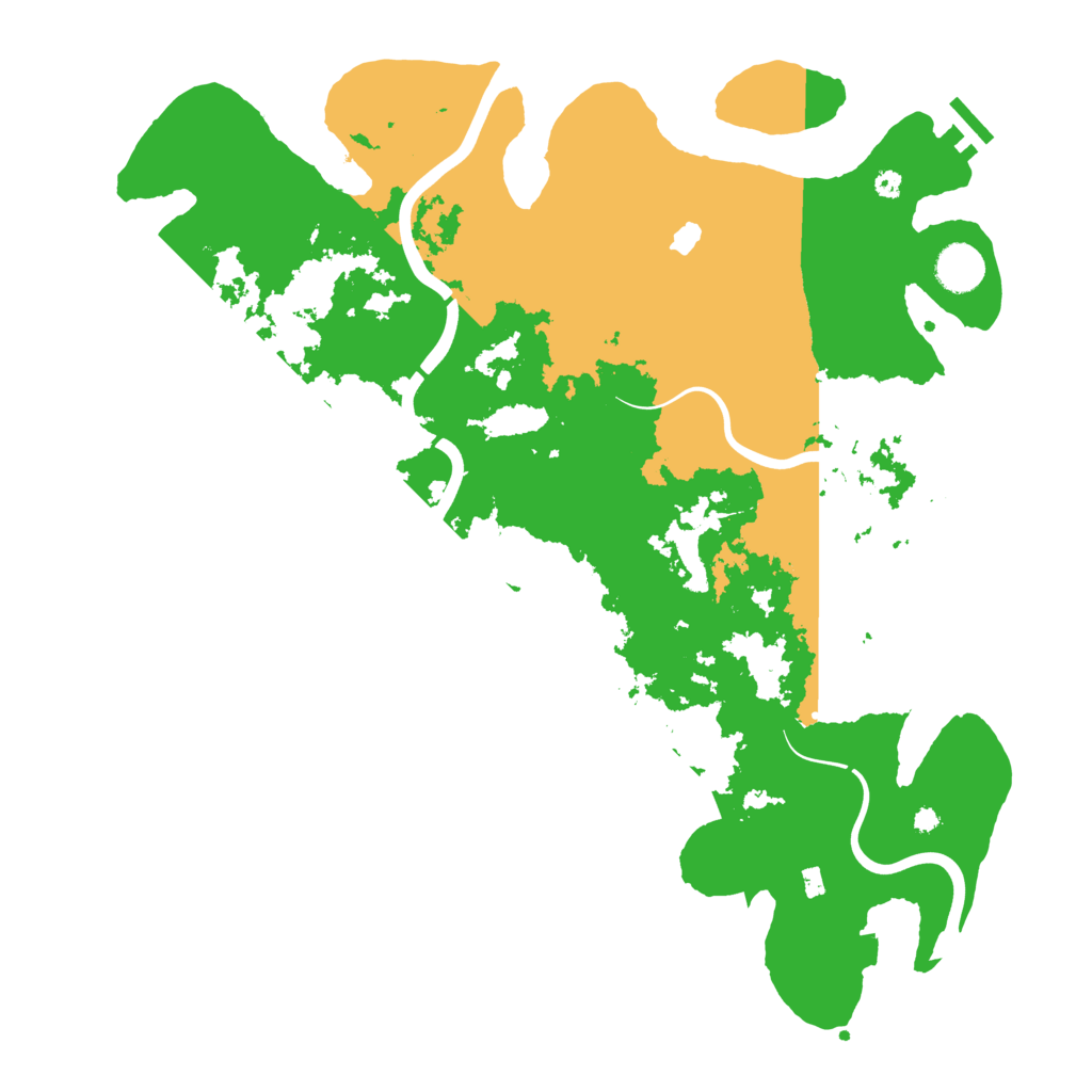 Biome Rust Map: Procedural Map, Size: 4000, Seed: 710658