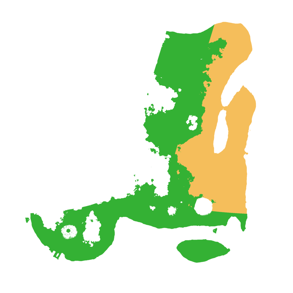 Biome Rust Map: Procedural Map, Size: 3000, Seed: 21883