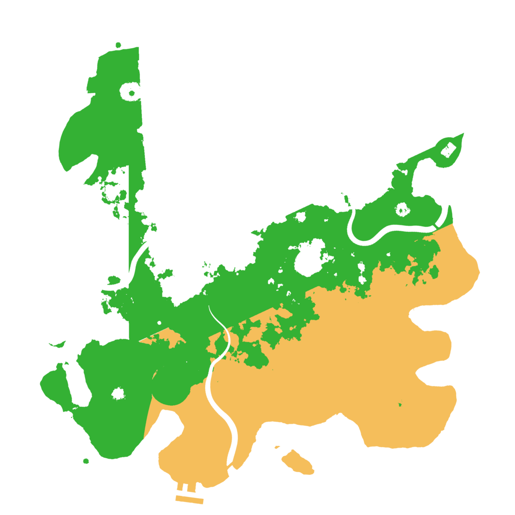 Biome Rust Map: Procedural Map, Size: 3750, Seed: 1074930