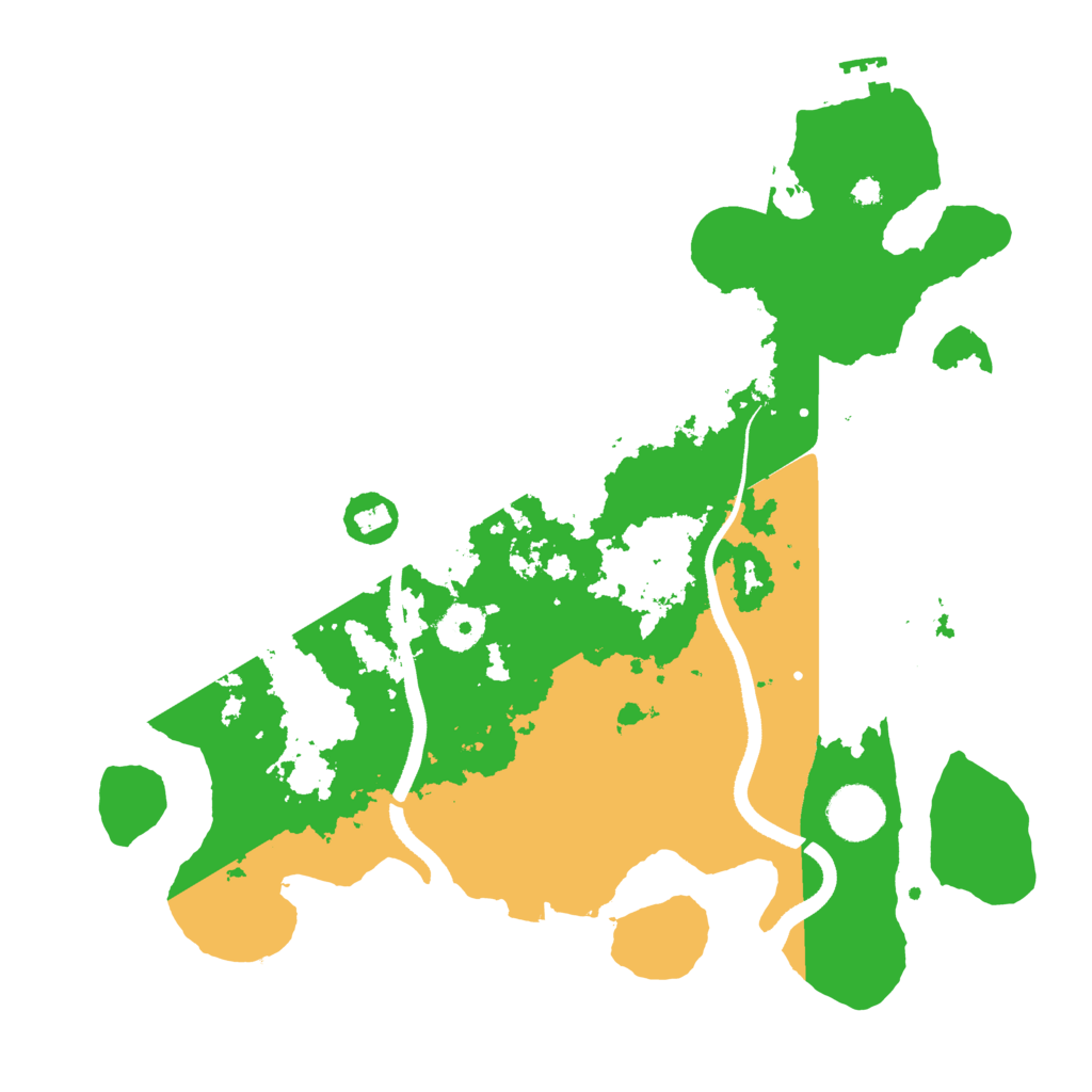 Biome Rust Map: Procedural Map, Size: 3500, Seed: 52397