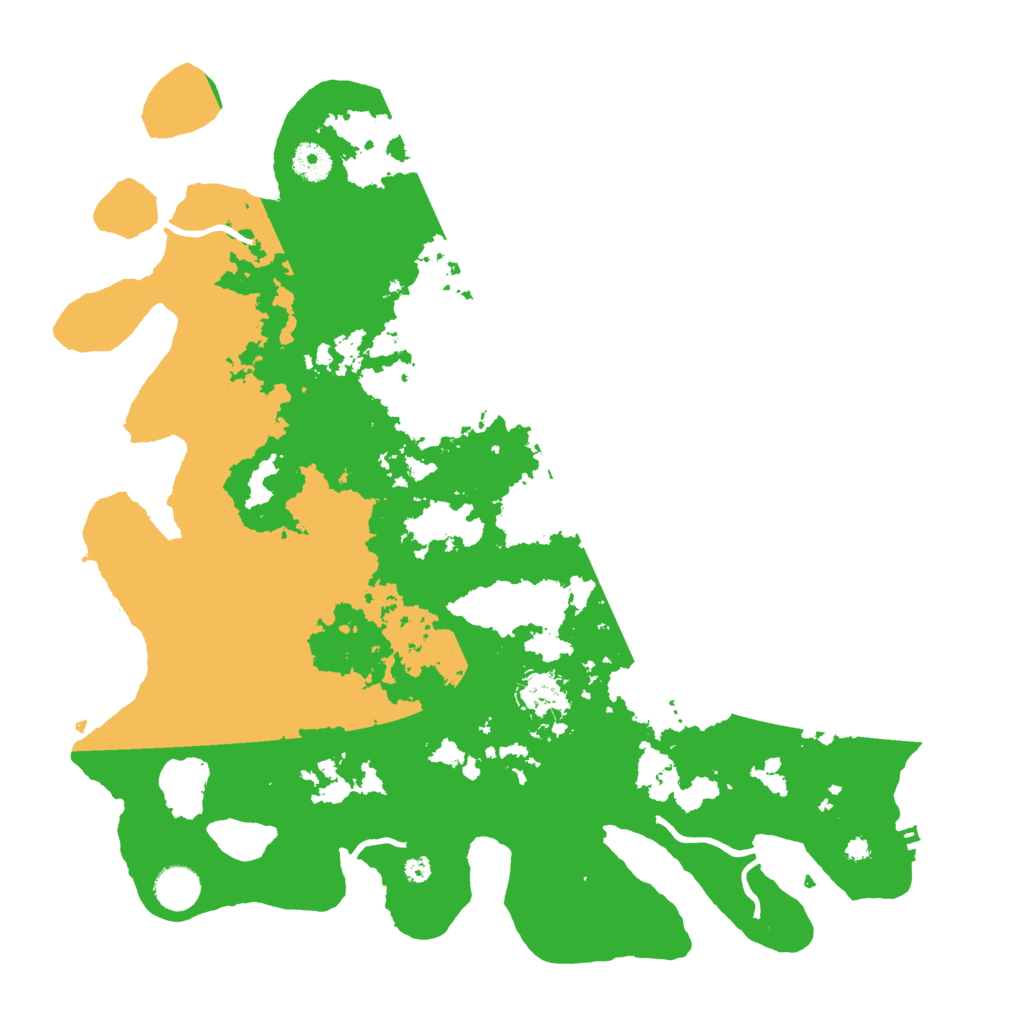 Biome Rust Map: Procedural Map, Size: 4000, Seed: 19980