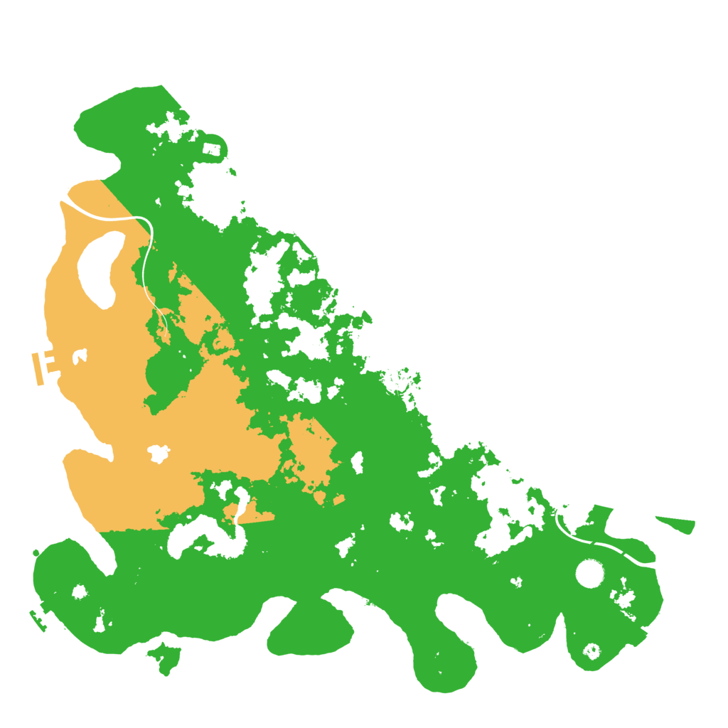 Biome Rust Map: Procedural Map, Size: 4500, Seed: 773688300