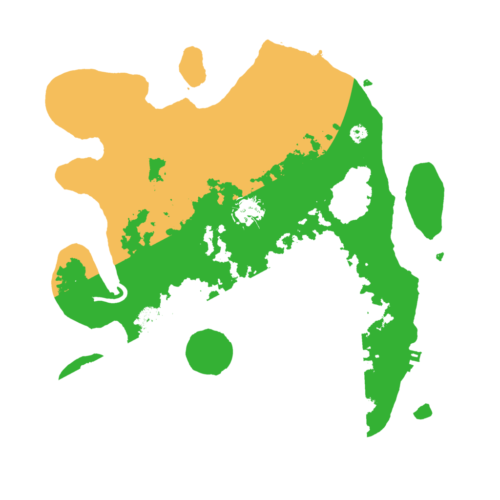 Biome Rust Map: Procedural Map, Size: 3000, Seed: 21963