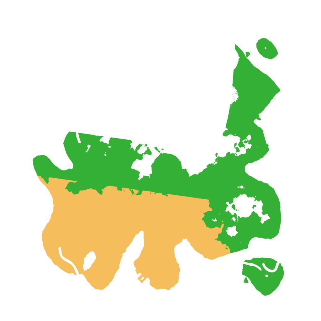 Biome Rust Map: Procedural Map, Size: 3000, Seed: 252798125