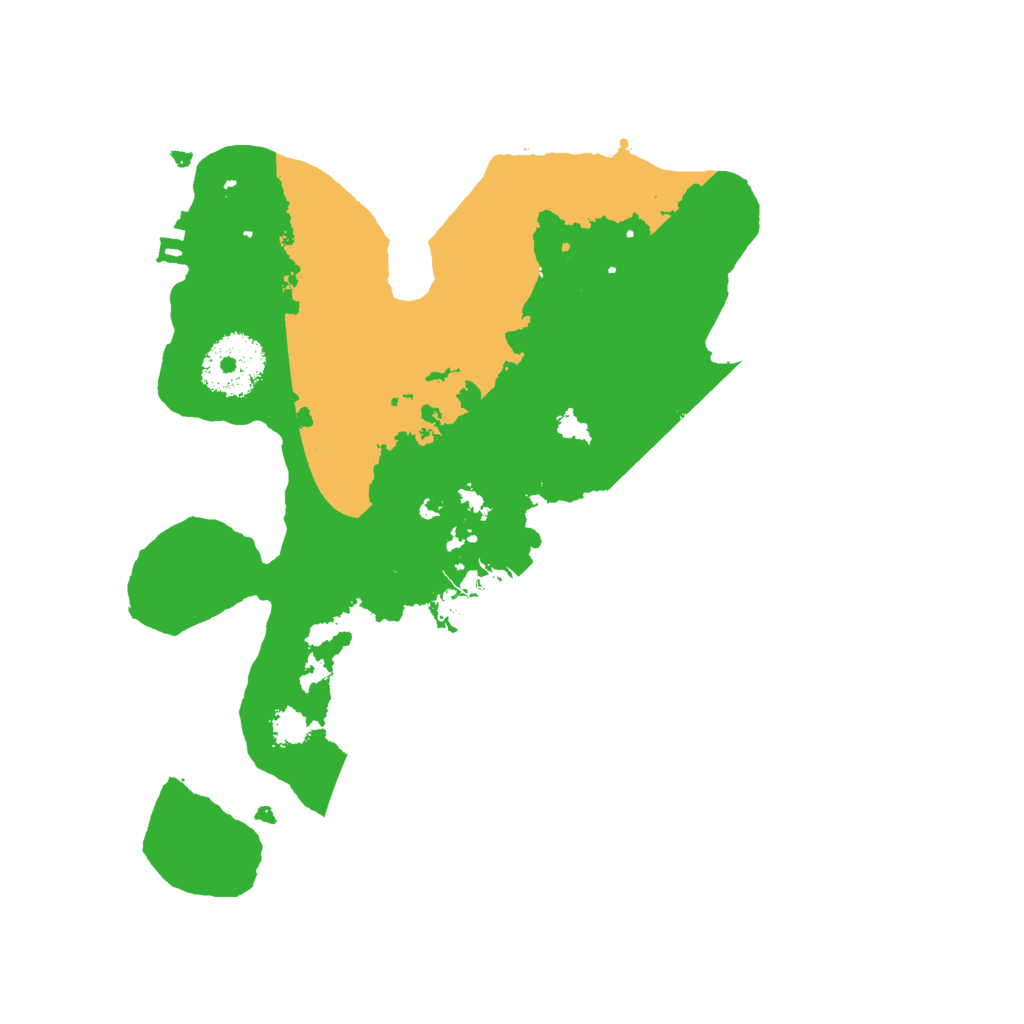 Biome Rust Map: Procedural Map, Size: 2500, Seed: 984625
