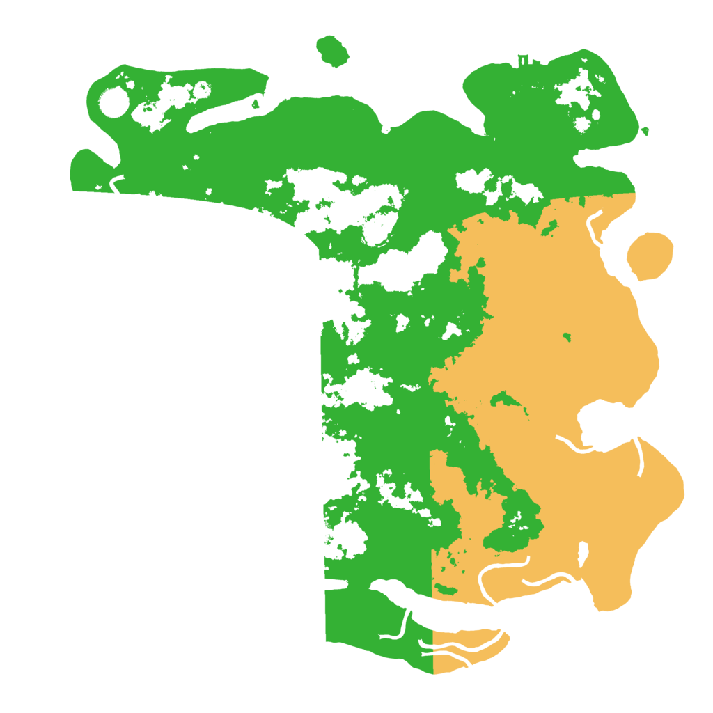 Biome Rust Map: Procedural Map, Size: 4250, Seed: 7191991