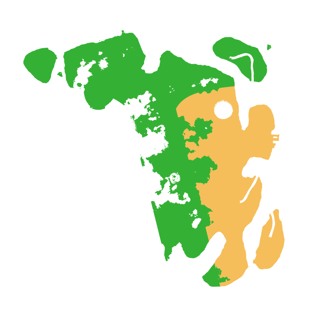 Biome Rust Map: Procedural Map, Size: 3000, Seed: 71656