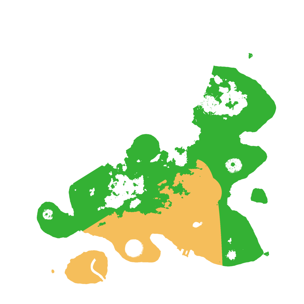 Biome Rust Map: Procedural Map, Size: 3000, Seed: 46174