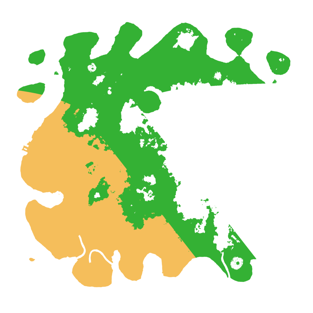 Biome Rust Map: Procedural Map, Size: 3800, Seed: 23498