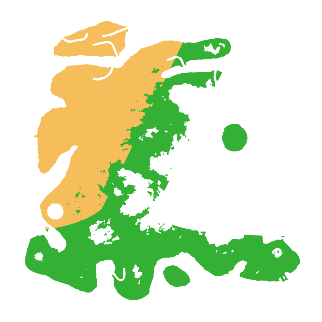 Biome Rust Map: Procedural Map, Size: 3500, Seed: 2999306