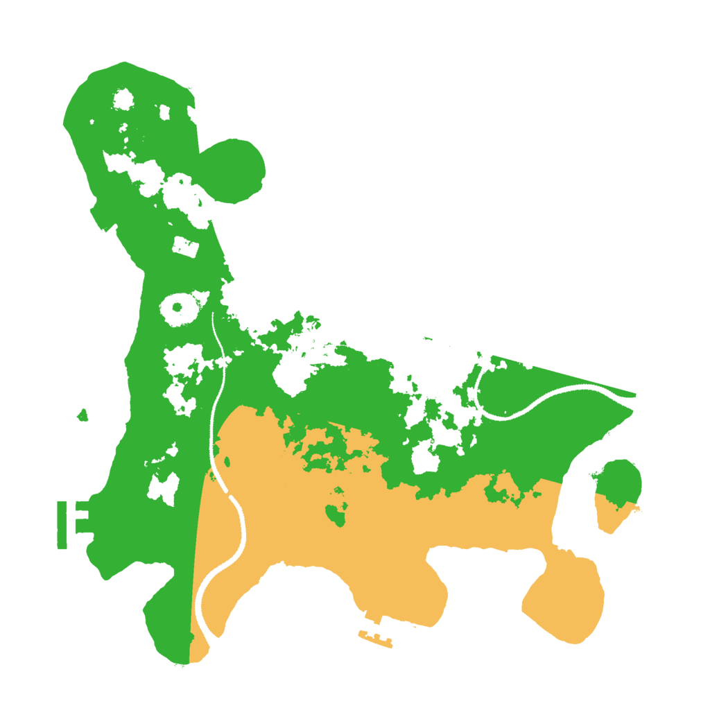 Biome Rust Map: Procedural Map, Size: 3000, Seed: 794176014