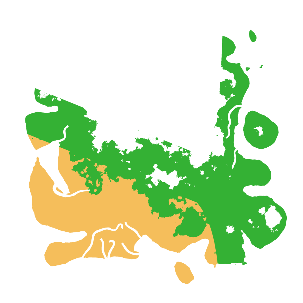 Biome Rust Map: Procedural Map, Size: 3500, Seed: 119248659