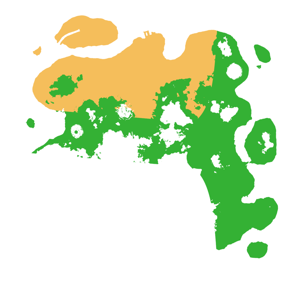 Biome Rust Map: Procedural Map, Size: 3500, Seed: 20220707