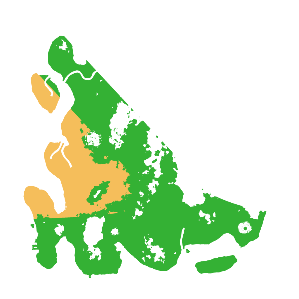 Biome Rust Map: Procedural Map, Size: 3550, Seed: 832326