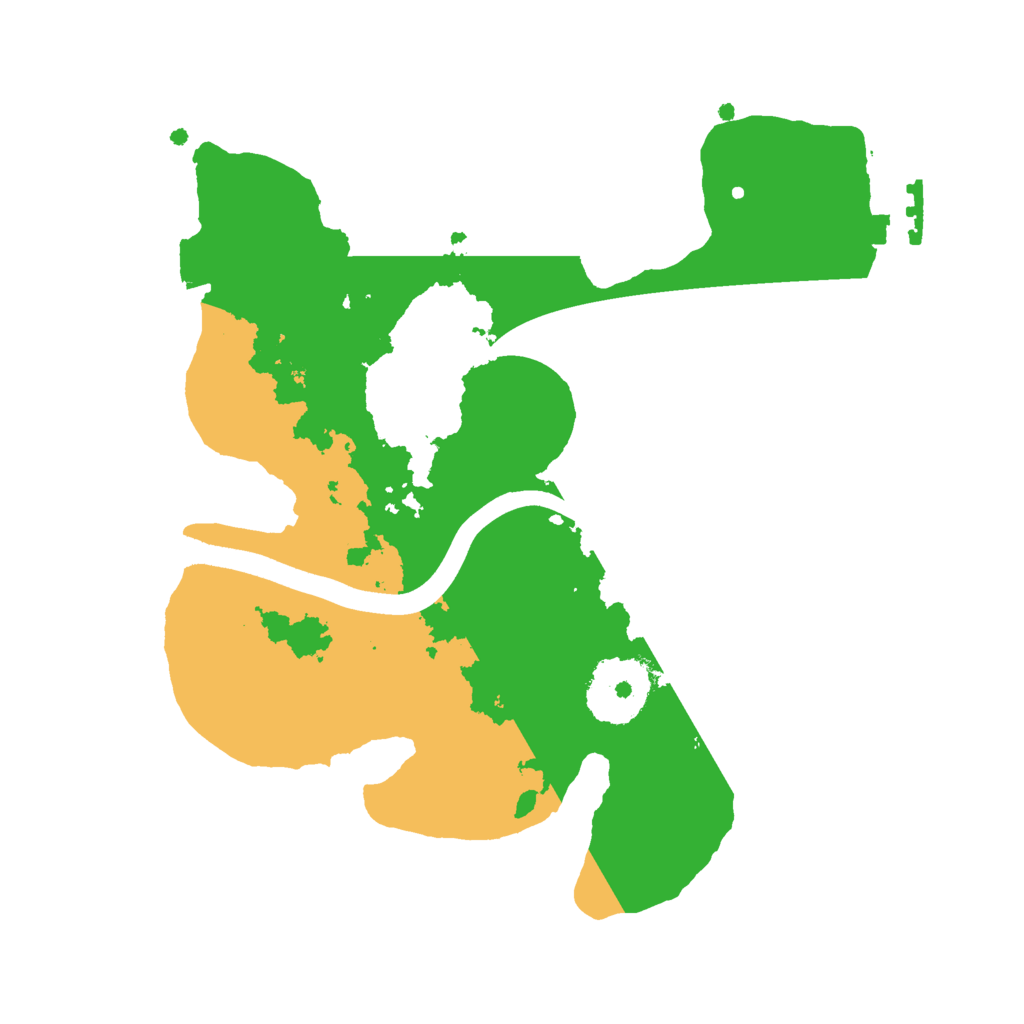 Biome Rust Map: Procedural Map, Size: 2400, Seed: 420