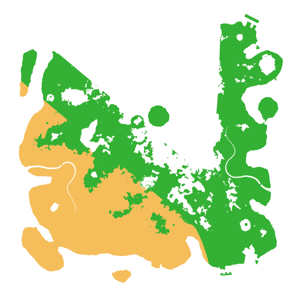 Biome Rust Map: Procedural Map, Size: 4000, Seed: 1067924910