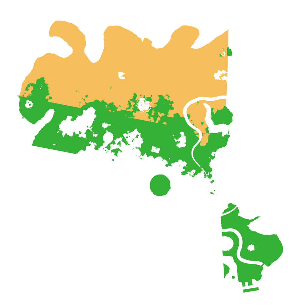 Biome Rust Map: Procedural Map, Size: 4000, Seed: 15326