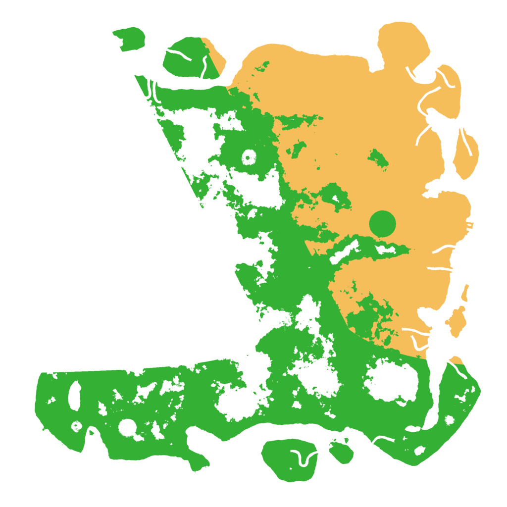 Biome Rust Map: Procedural Map, Size: 5000, Seed: 13627