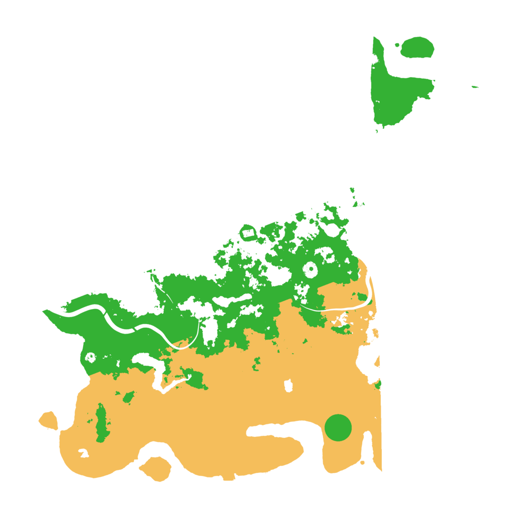 Biome Rust Map: Procedural Map, Size: 5000, Seed: 1136301518