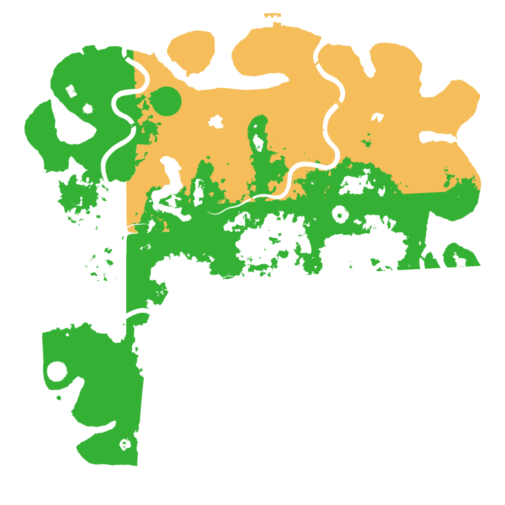 Biome Rust Map: Procedural Map, Size: 4500, Seed: 19762