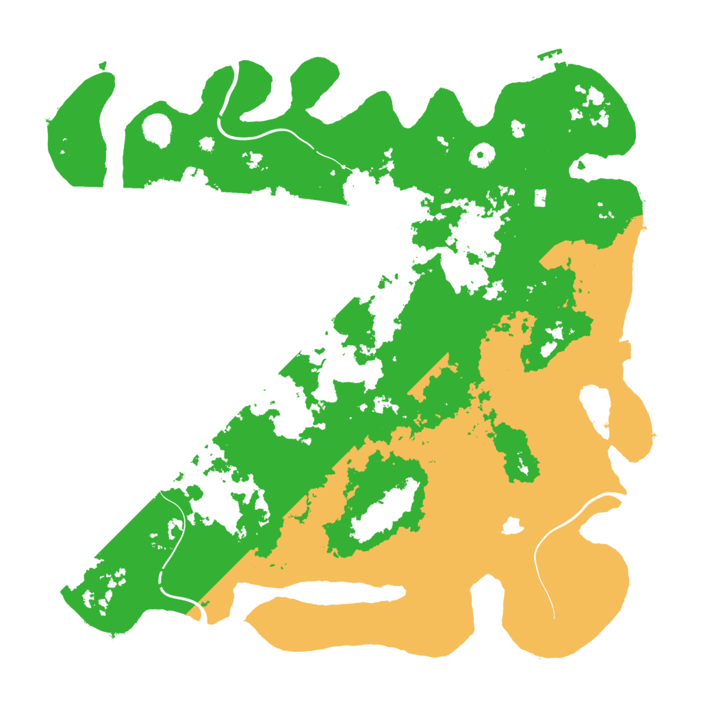 Biome Rust Map: Procedural Map, Size: 4250, Seed: 845237181