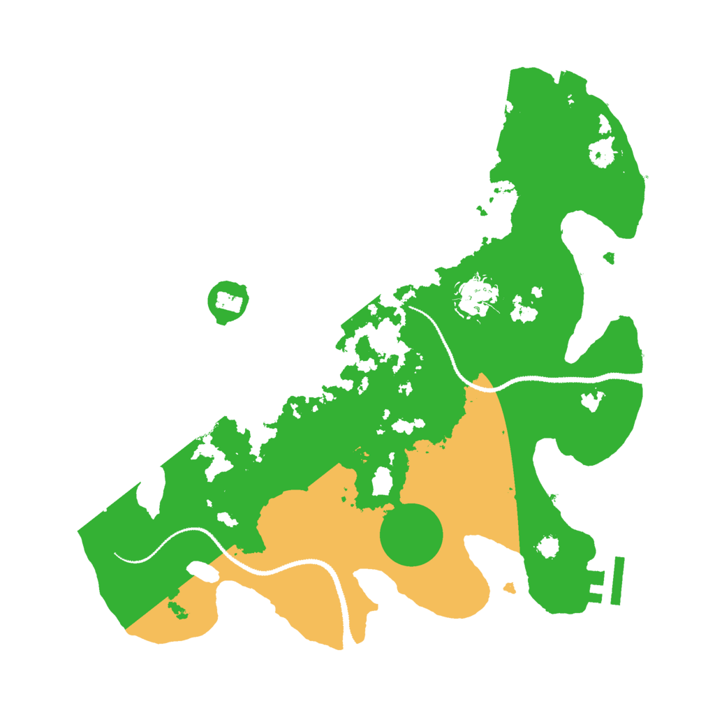 Biome Rust Map: Procedural Map, Size: 3000, Seed: 26808