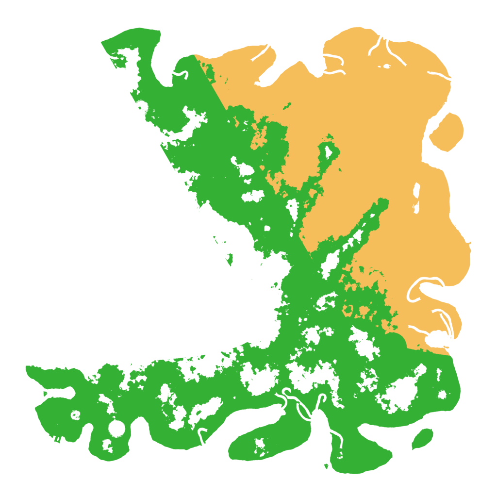 Biome Rust Map: Procedural Map, Size: 5250, Seed: 65535