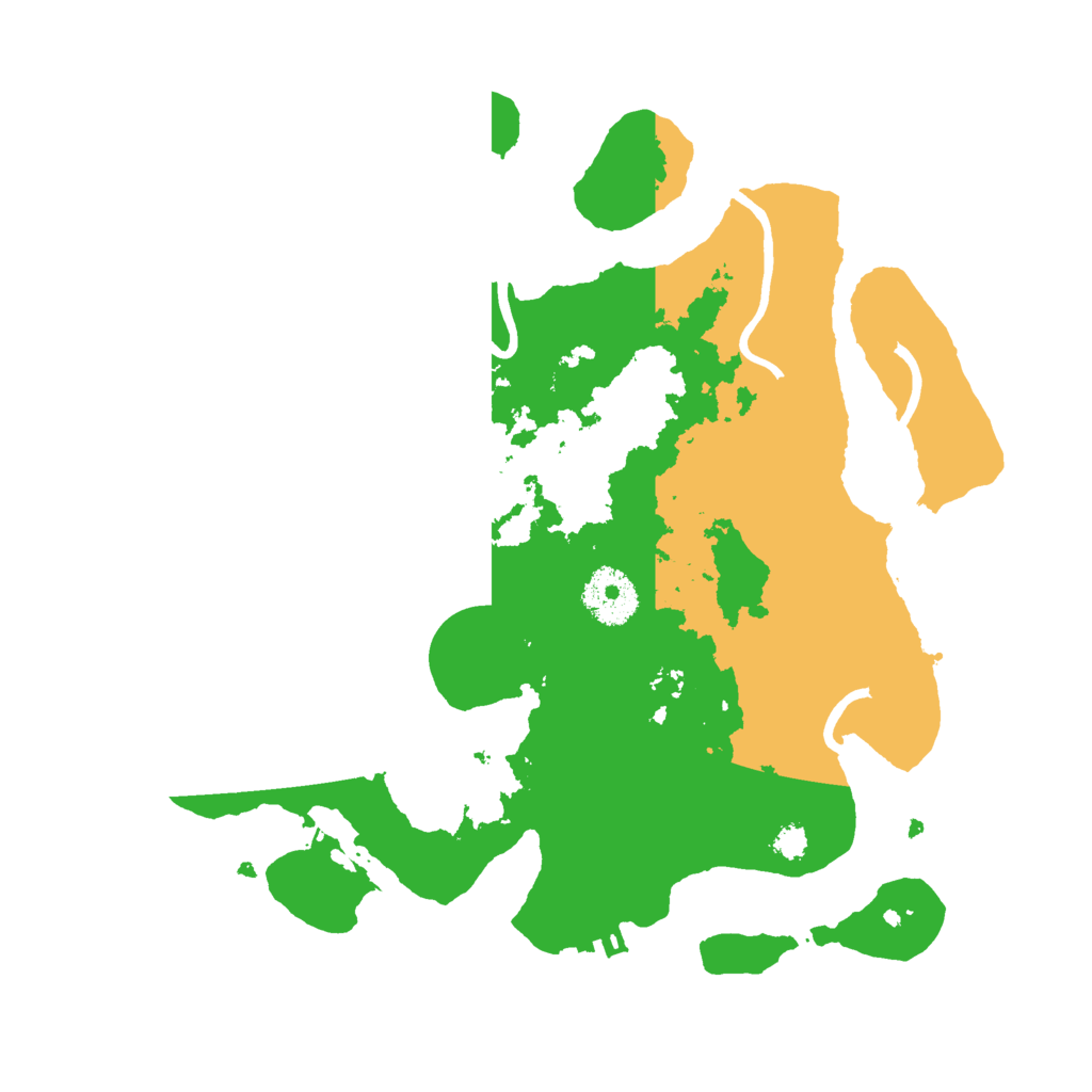 Biome Rust Map: Procedural Map, Size: 3000, Seed: 105858661