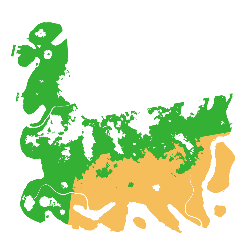 Biome Rust Map: Procedural Map, Size: 4250, Seed: 3657