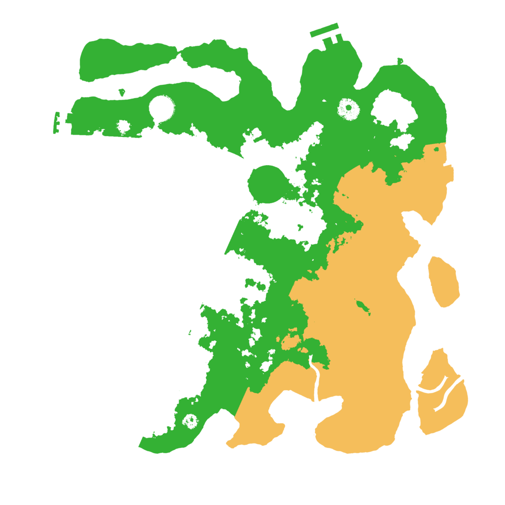 Biome Rust Map: Procedural Map, Size: 3500, Seed: 20220710