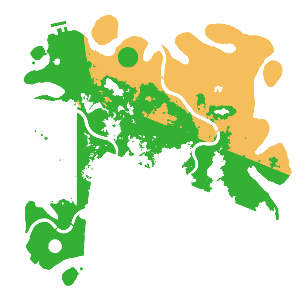 Biome Rust Map: Procedural Map, Size: 4000, Seed: 12775