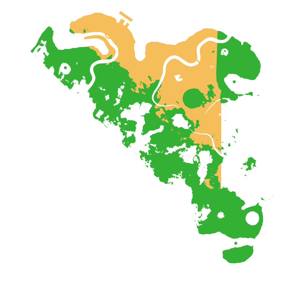 Biome Rust Map: Procedural Map, Size: 4000, Seed: 600221704