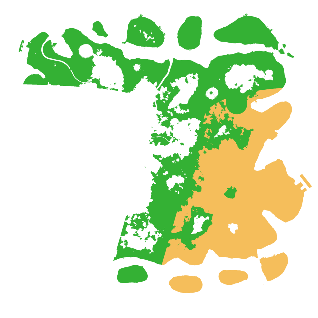 Biome Rust Map: Procedural Map, Size: 4050, Seed: 1231242778