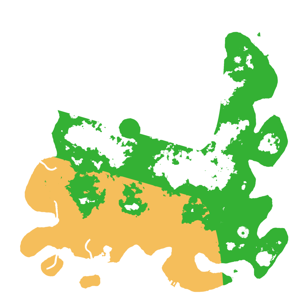 Biome Rust Map: Procedural Map, Size: 4050, Seed: 1223798543