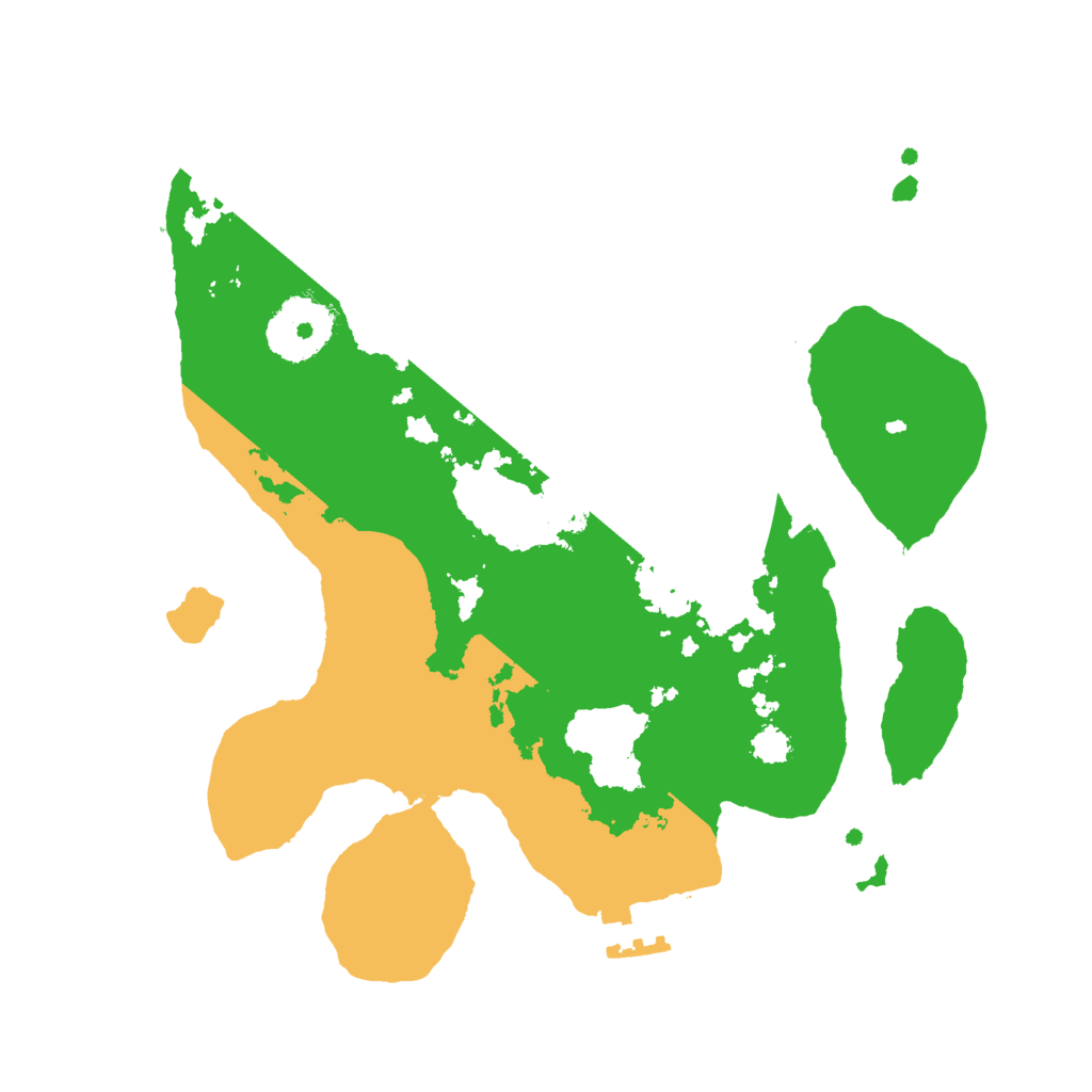 Biome Rust Map: Procedural Map, Size: 2600, Seed: 292624161