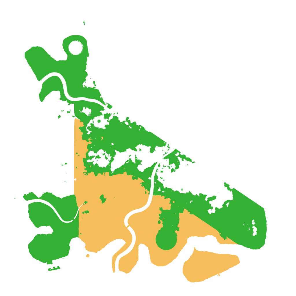 Biome Rust Map: Procedural Map, Size: 3700, Seed: 293769062