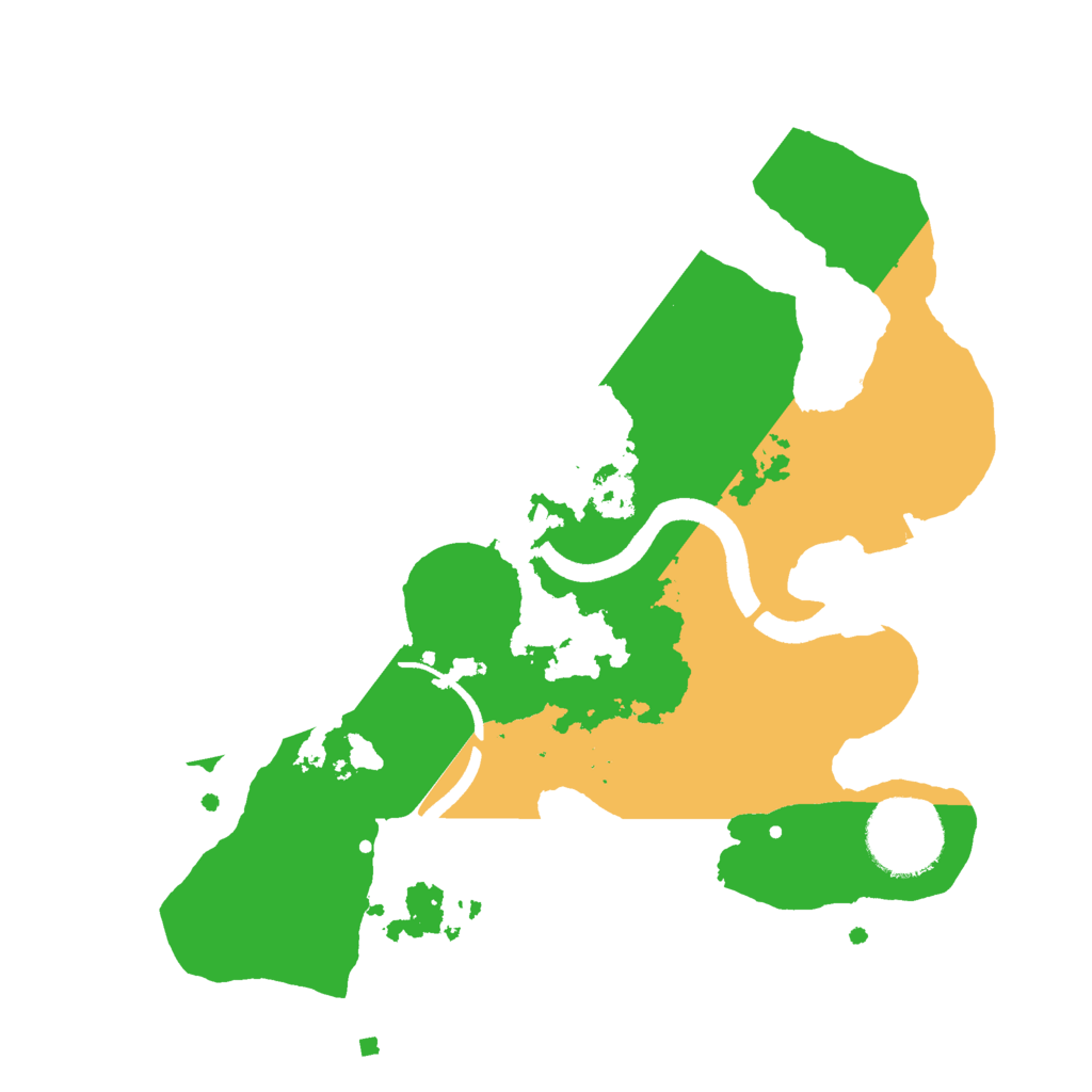 Biome Rust Map: Procedural Map, Size: 2500, Seed: 15556810