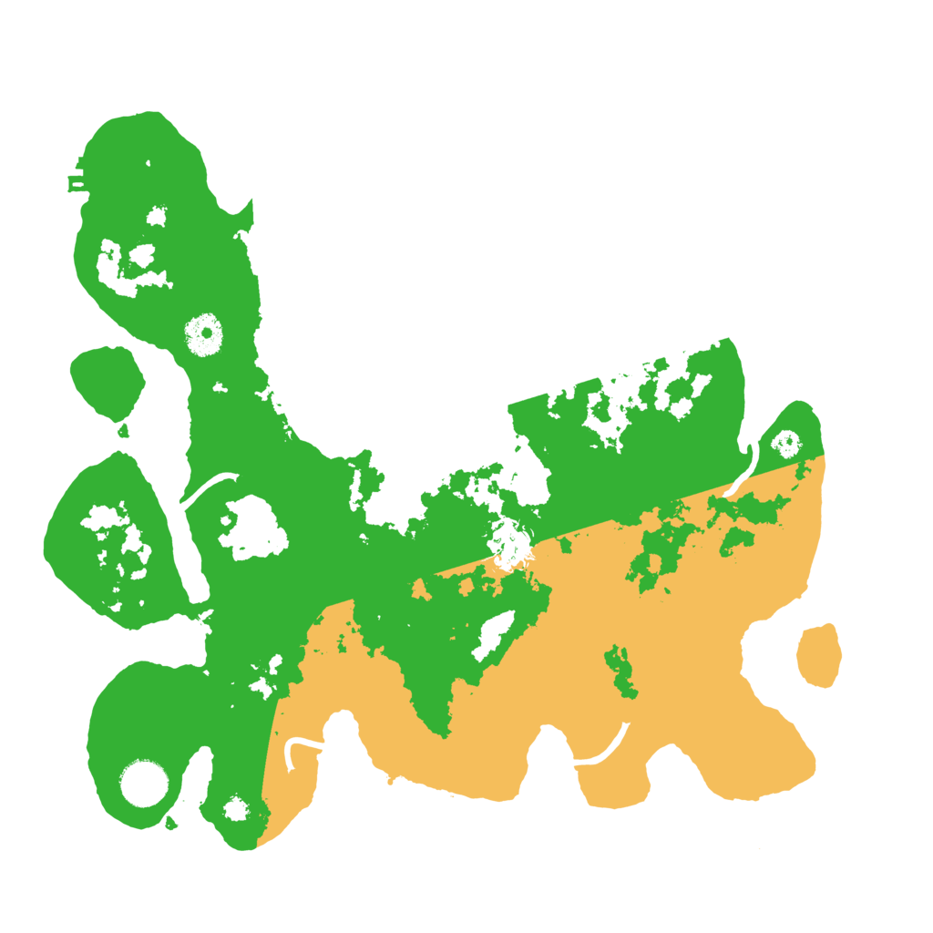 Biome Rust Map: Procedural Map, Size: 3500, Seed: 639524456