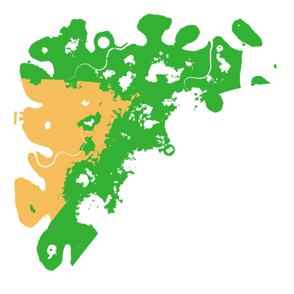 Biome Rust Map: Procedural Map, Size: 4500, Seed: 667403375