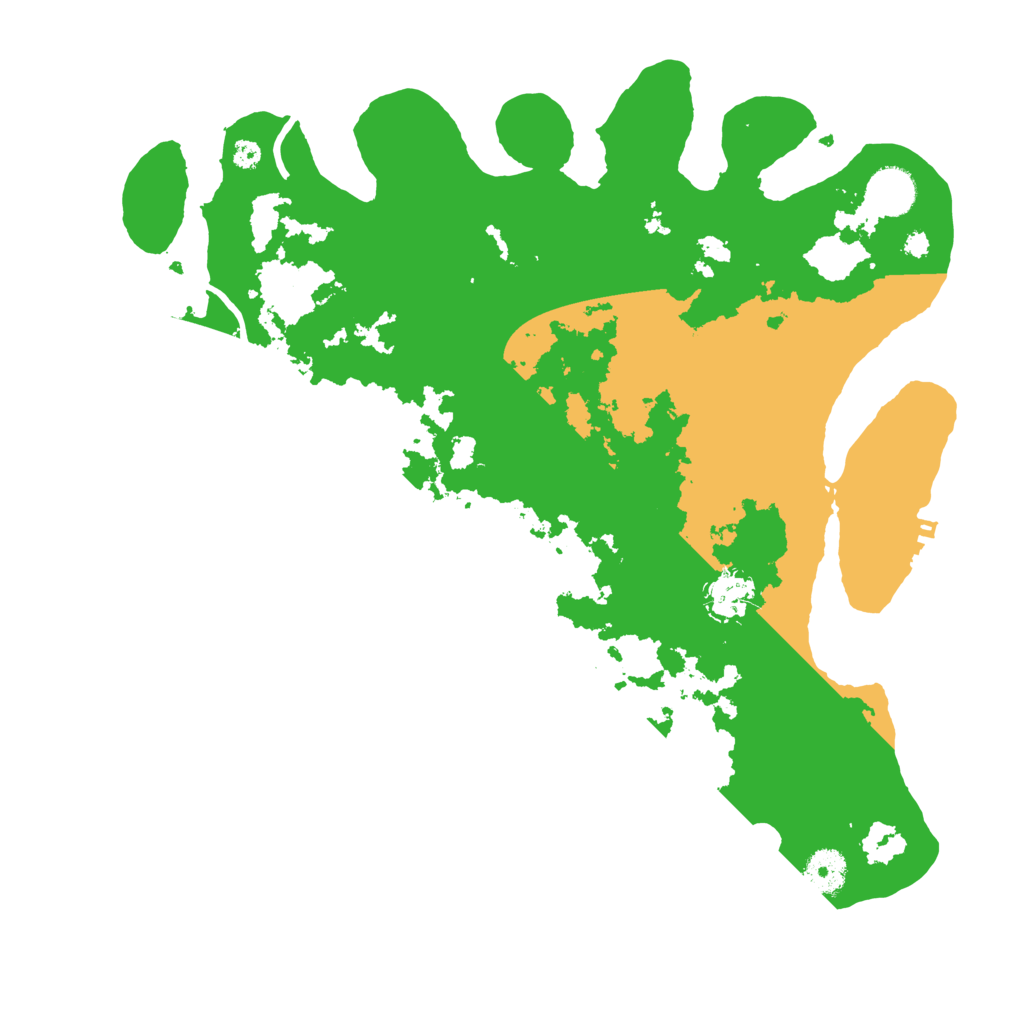 Biome Rust Map: Procedural Map, Size: 3700, Seed: 257065487