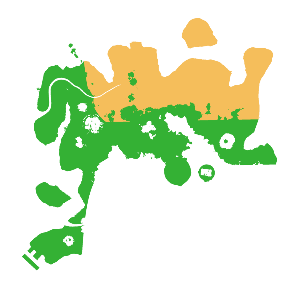 Biome Rust Map: Procedural Map, Size: 3000, Seed: 30650