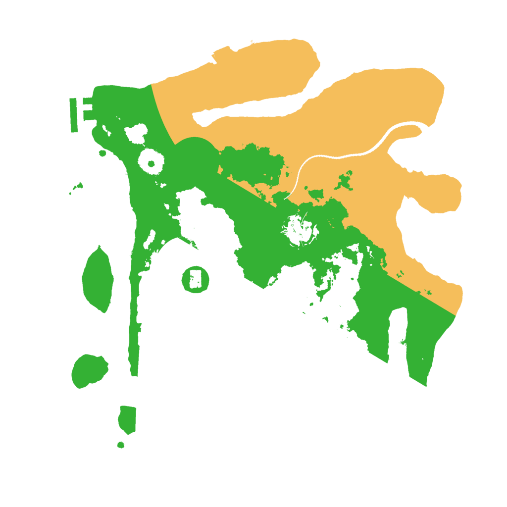 Biome Rust Map: Procedural Map, Size: 3000, Seed: 50302