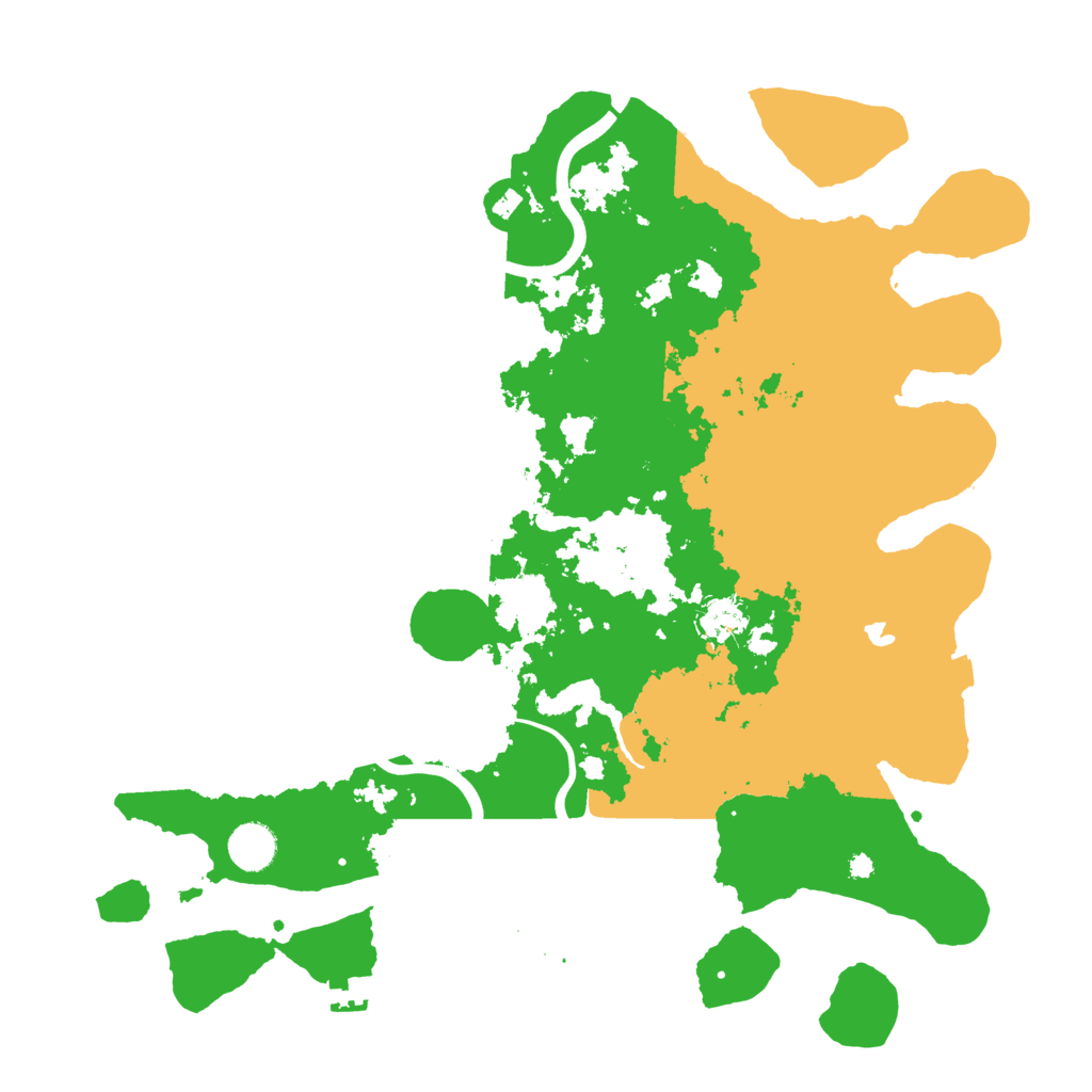 Biome Rust Map: Procedural Map, Size: 4000, Seed: 8725