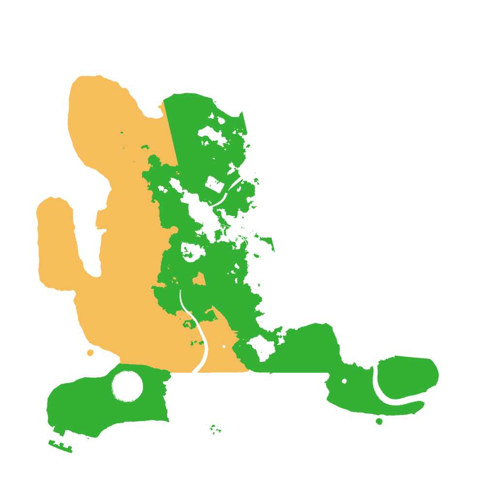 Biome Rust Map: Procedural Map, Size: 3000, Seed: 657471509