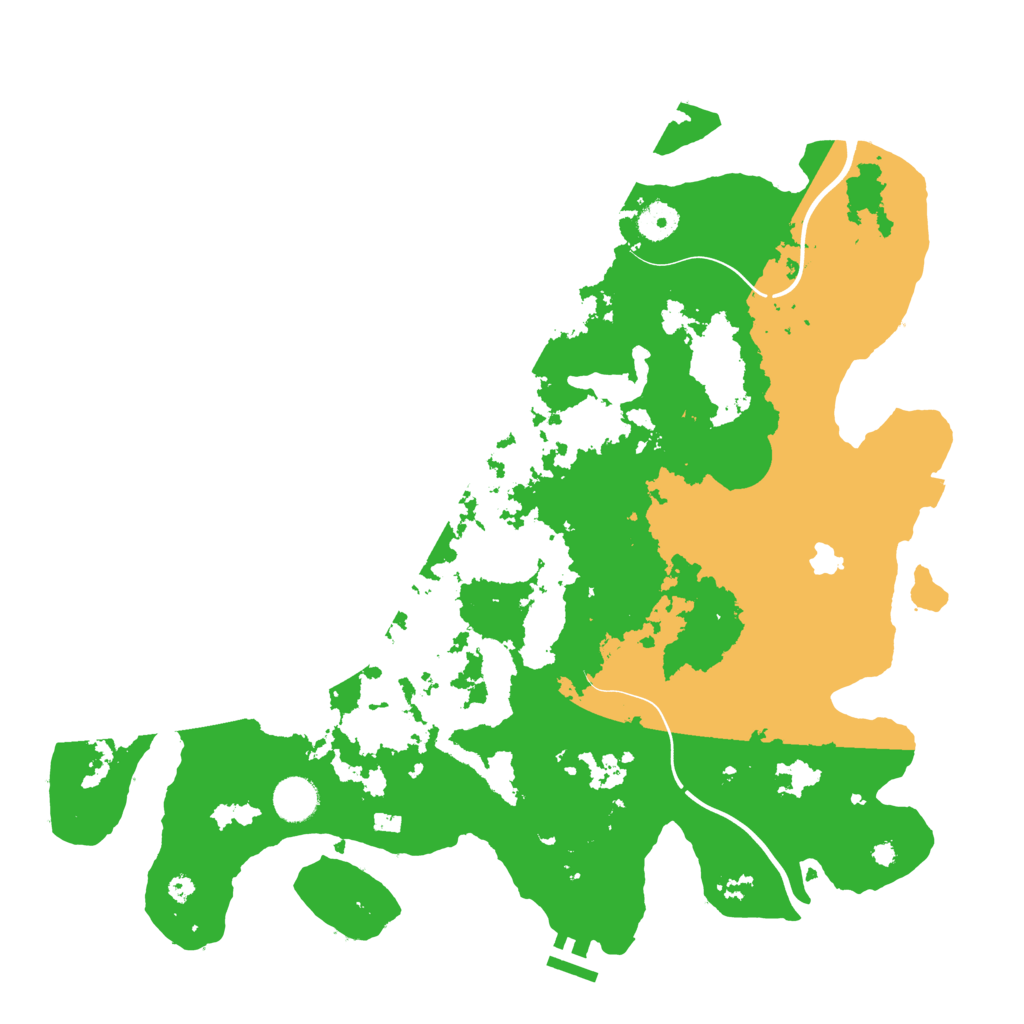 Biome Rust Map: Procedural Map, Size: 4000, Seed: 212158