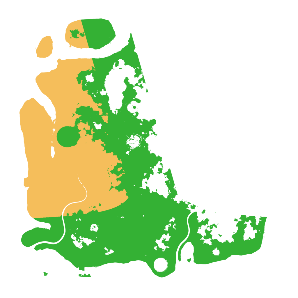 Biome Rust Map: Procedural Map, Size: 3750, Seed: 152091285
