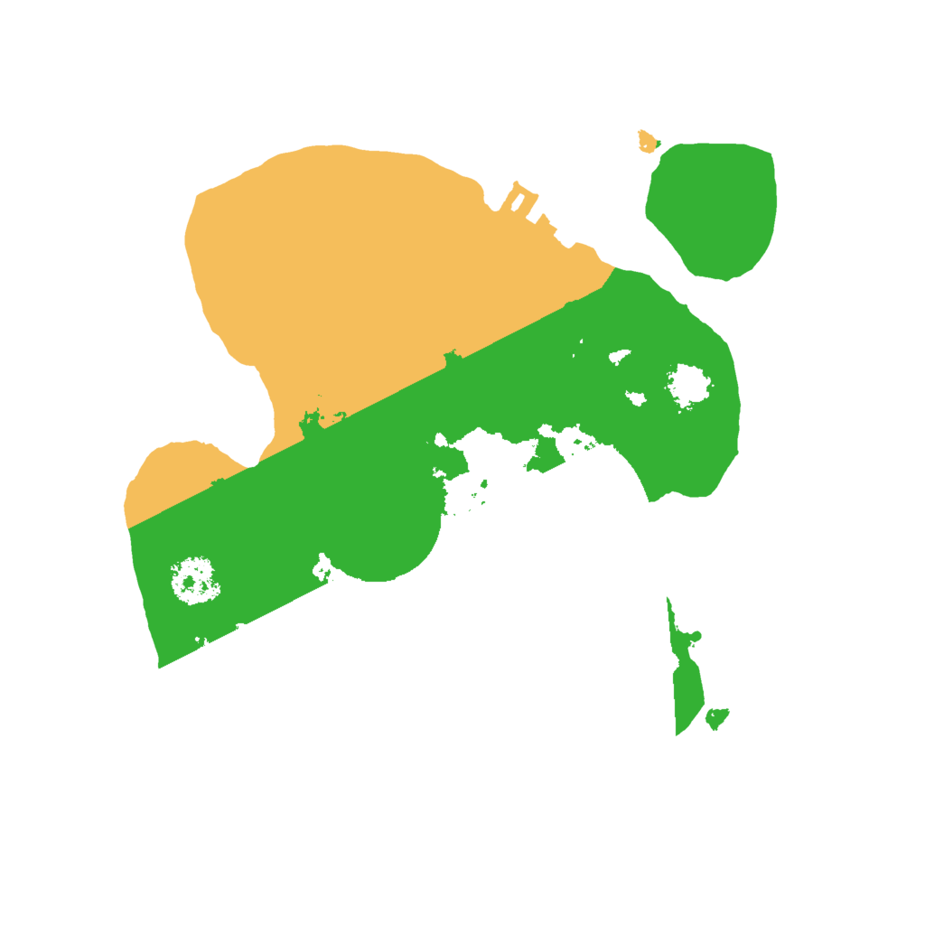 Biome Rust Map: Procedural Map, Size: 2000, Seed: 235214