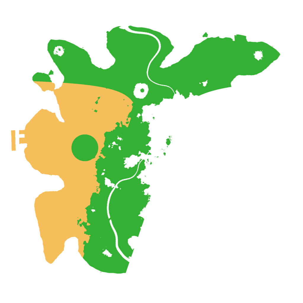Biome Rust Map: Procedural Map, Size: 3000, Seed: 1057560774