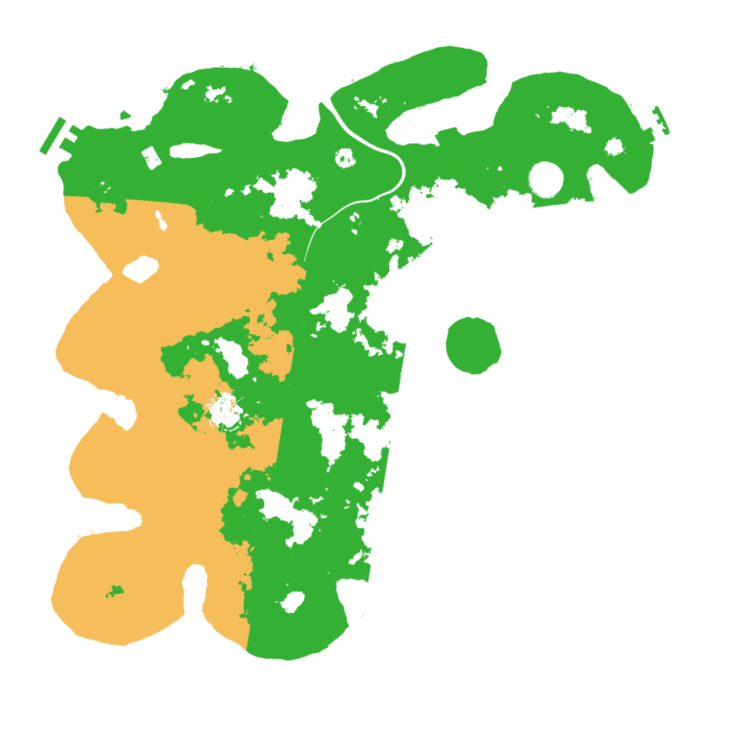Biome Rust Map: Procedural Map, Size: 3700, Seed: 2017546208