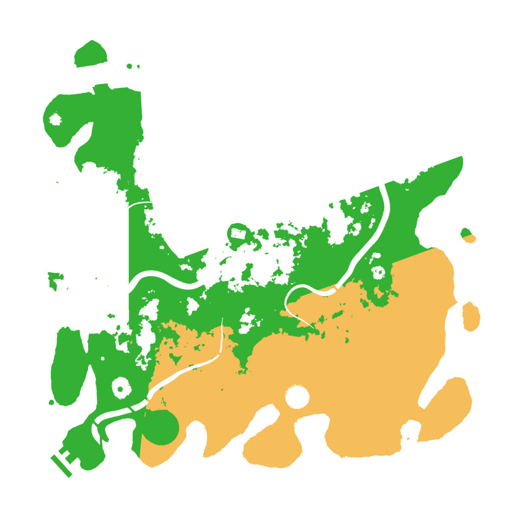 Biome Rust Map: Procedural Map, Size: 3850, Seed: 774299552